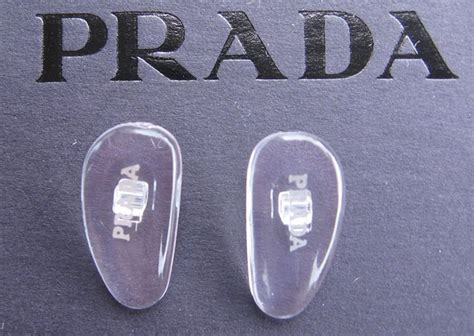 prada nose pads gold|prada sunglass nose pads.